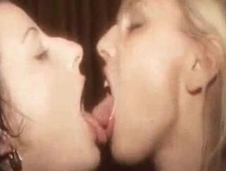 two hot girls makeout